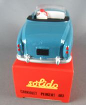 Club Solido Coffret Réf 108 Série 100 Peugeot 403 Cabriolet Bleu 1/43 Neuve Boite