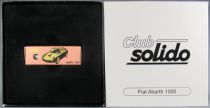 Club Solido Coffret Réf 124 Série 100 Fiat Abarth 1000 Blanche 1/43 Neuve Boite