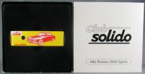 Club Solido Coffret Réf 125 Série 100 Alfa Romeo 2600 Rouge 1/43 Neuve Boite