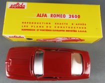 Club Solido Coffret Réf 125 Série 100 Alfa Romeo 2600 Rouge 1/43 Neuve Boite