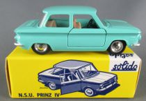 Club Solido Coffret Réf 127 Série 100 N.S.U. Prinz IV Turquoise 1/43 Neuve Boite