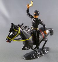 Cofalu - 54m - Western - Cow-Boy - Mounted masked black rider (Zorro) brandishing gun