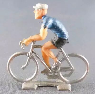 Cofalu (60\'s) - Cyclist (Plastic) - Blue Team Racing