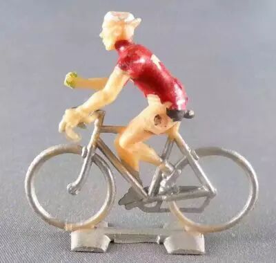 Cofalu (60\'s) - Cyclist (Plastic) - Red Team White Stripe Bottle Right Hand