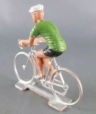 Cofalu (70\'s) - Cycliste (plastic) - Olive Green jersey