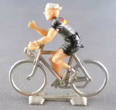 Cofalu (Ann�es 60) - Cycliste Plastique - Equipe Espagne Bras Droit Lev�