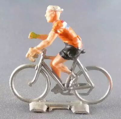 Cofalu (Ann�es 60) - Cycliste Plastique - Equipe Hollande Bidon Main Droite