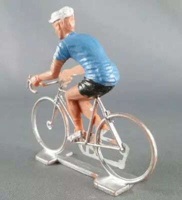 Cofalu (Ann�es 70) - Cycliste plastique - Maillot Bleu