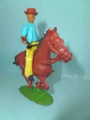Cofalu plastic 65mm - Western - Cow-boy Mounted firing gun