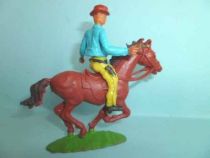 Cofalu plastique démontable 65mm - Western - Cow-boy Cavalier tireur revolver