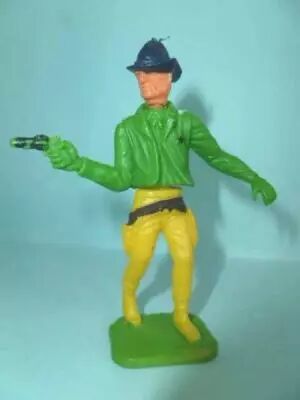 Cofalu plastique d�montable 65mm - Western - Cow-boy Pieton sheriff revolver