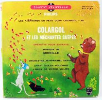 Colargol - Livre-disque 45T - Colargol et les méchantes guêpes - Disques Philips (1967)