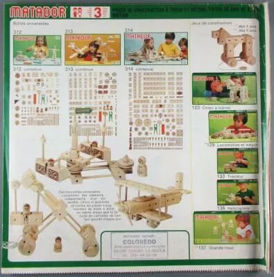 Coloredo Matador Jeux Construction Bois Catalogue D�pliant 