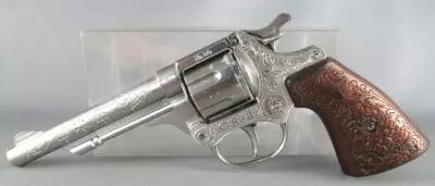 Colt Pistolet � amorces GS-8 N� 80 Crosse Sculpt�e - Gonher Espagne
