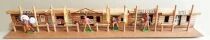 Comansi 222 - Wild West -Todo el Oeste Americano Fort-Tin 3 Levels Set Cow-boys Village Boxed