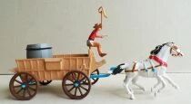 Comansi 222 - Wild West -Todo el Oeste Americano Fort-Tin 3 Levels Set Cow-boys Village Boxed