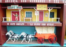 Comansi 38 - Far-West - Arizona Indios Coffret 3 Etages Village Cow-boy Indien Neuf Boite