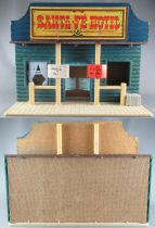Comansi Type - Wild West - Large Boxed Set Tucson City 6 Buildings Train Card Play-Sheet