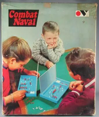 Combat Navalr  - Vintage Battleship Game - Mont Blanc Ref 605