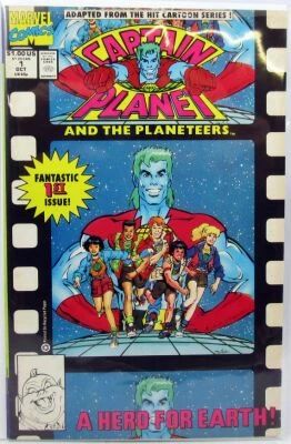 Comic Book - Marvel Comics - Captain Planet and the Planeteers #1
