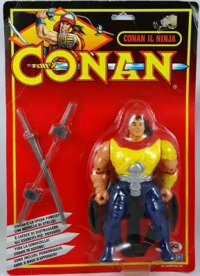 Conan The Adventurer - Hasbro - Ninja Conan (mint on Italy card)