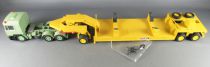 Conrad 4111 Camion Tracteur MAN F90 Remorque Schmitz Surbaissée en Boite 1/50