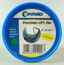 Conrad Components 60 58 47 0 O Ho N Green Cable Wire LIFY 0,05mm&sup2; 20m Mint Condition