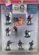 Conte Collectibles - 8 Figurines Plastique 54mm - Guerre Sécession Union Infantry Set # 1 Neuf Blister