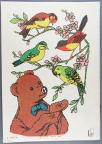 (copie) Bonne Nuit les Petits - Coloring Book ORTF 1965 - Jesco Ref S 1025/12