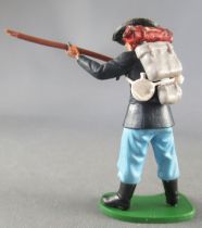 (copie) Britains Swoppets - Federate - Footed standing firing rifle