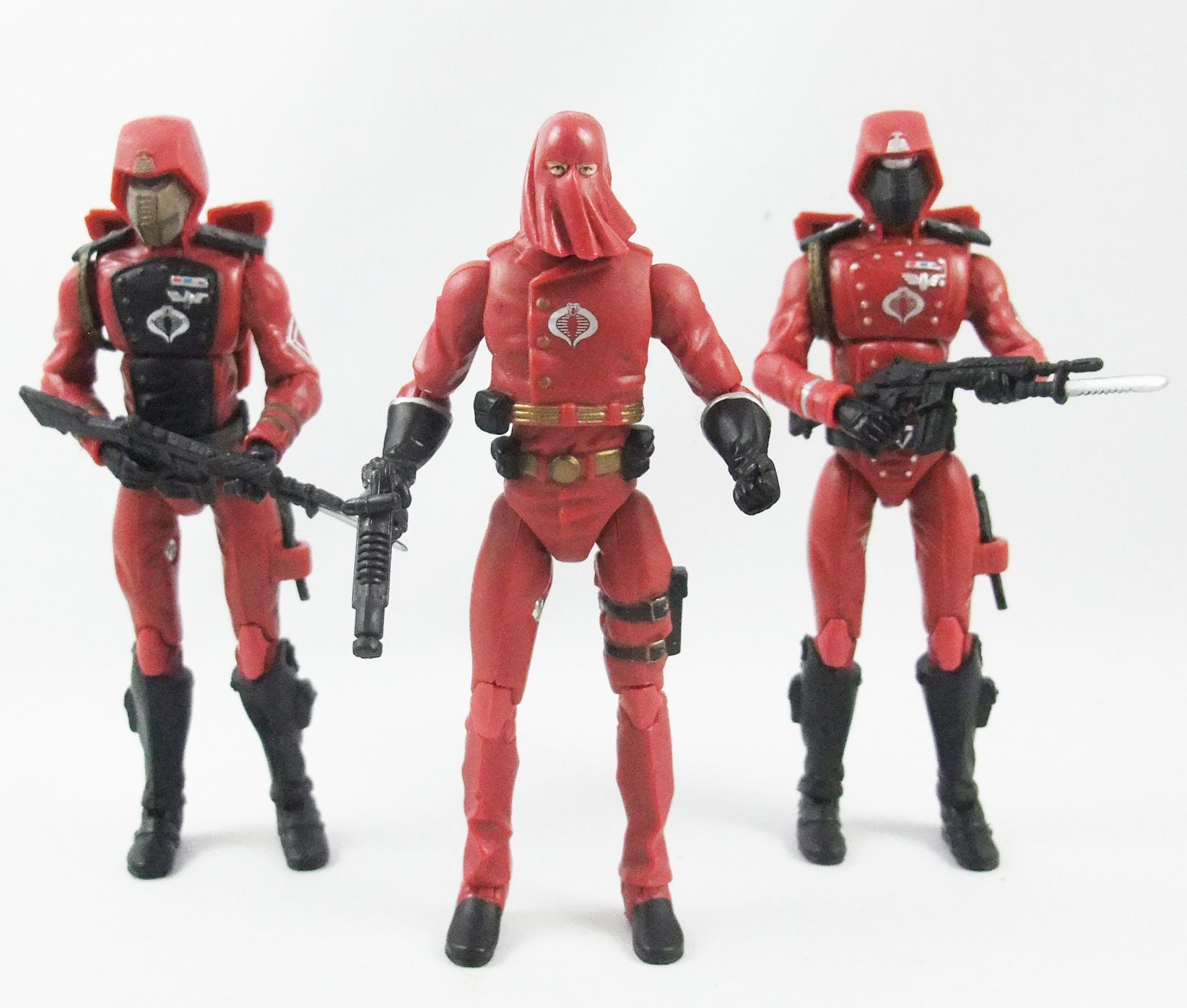 G.I Joe Crimson Guard Trooper Figure 3.75" GI Cobra 25TH Anniversaire G.I Joe Crimson Guard Trooper Figure 3.75" GI Cobra 25TH Anniversaire