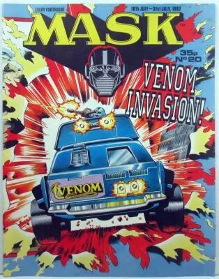 (copie) M.A.S.K. - UK Comics magazine N�19 - IPC Fleetway Publications 1986-1988