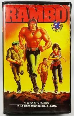 (copie) Rambo et la Force de la Libert� - Cassette VHS Ruby-Spears Enterprises vol.1