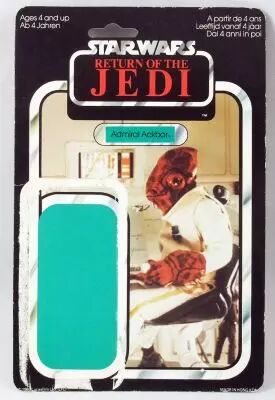 (copie) Star Wars ROTJ 1983 - Kenner 65back - Admiral Ackbar (Card Back)