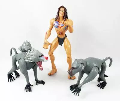 Tarzan (Disney) - Mattel - Baboon Battle Tarzan (loose)