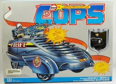 C.O.P.S. & Crooks - Ironsides Assault Vehicle & Hardtop / Fer de Lance V�hicule d\'Attaque & Coriace