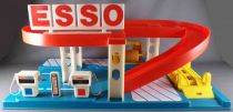 Coqueval Réf 36 - Garage Esso - 1 Etage + Rampe Toiture 45x27x13cm en Boite