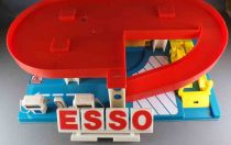 Coqueval Réf 36 - Garage Esso - 1 Etage + Rampe Toiture 45x27x13cm en Boite