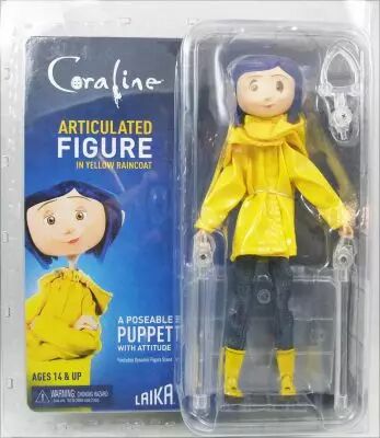 Coraline - Coraline en cir� et bottes - Figurine articul�e 17cm - NECA
