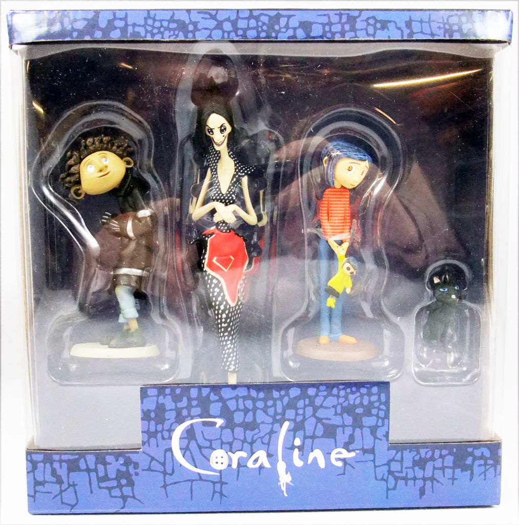 Set de 4 Figurines Mini PVC Coraline