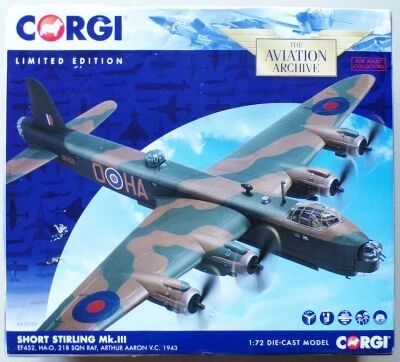 Corgi AA39503 - Aviation Archive - Avion WW2 Short Stirling Mk.III RAF 1943 1/72 Neuf Boite