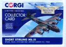 Corgi AA39503 - Aviation Archive - Bomber Aircraft WW2 Short Stirling Mk.III RAF 1943 1:72 Mint in Box
