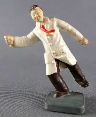 Corgi Toys 1503 - Silverstone Racing Race Track Official White Coat Figure