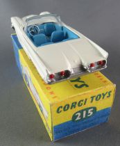 Corgi Toys 215 - Ford Thunderbird Convertible White Repainted Repro Box