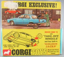 Corgi Toys 275 - Rover 2000 TC Green Golden Jacks Wheels Mint in Box 1