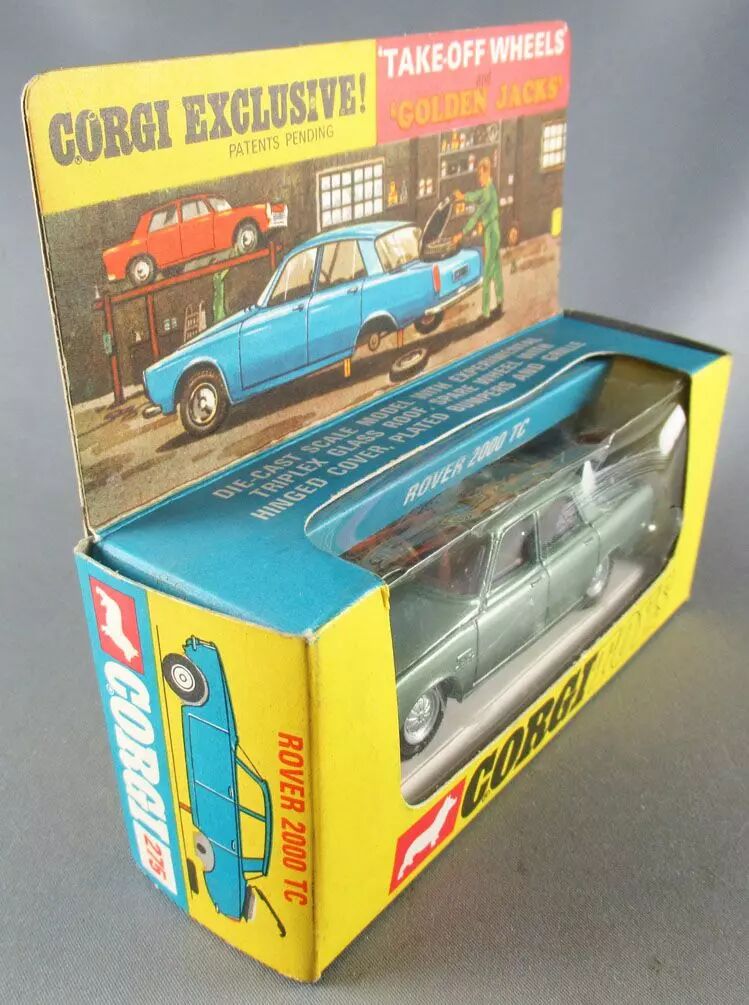 Toys 275 Rover 2000 TC Green Golden Jacks Wheels Mint in Box 3
