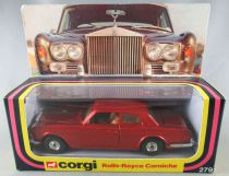 Corgi Toys 279 - Rolls Royce Corniche Burgundy Metalized 1:36 Mint in Box