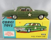 Corgi Toys 358 - Oldsmobile Super 88 H.Q. Staff Car Neuf Boite 1/43