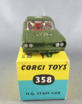 Corgi Toys 358 - Oldsmobile Super 88 H.Q. Staff Car Neuf Boite 1/43