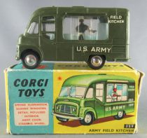 Corgi Toys 359 - Army Field Kitchen Proche Neuf Boite 1/43 